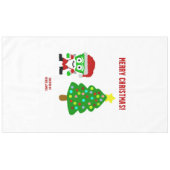 クリスマスフランケンチーズテーブルクロス テーブルクロス (正面(横))