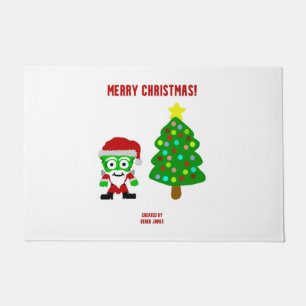 クリスマスフランケンチーズドアマット ドアマット