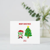 クリスマスフランケンチーズポストカード シーズンポストカード (スタンド正面)