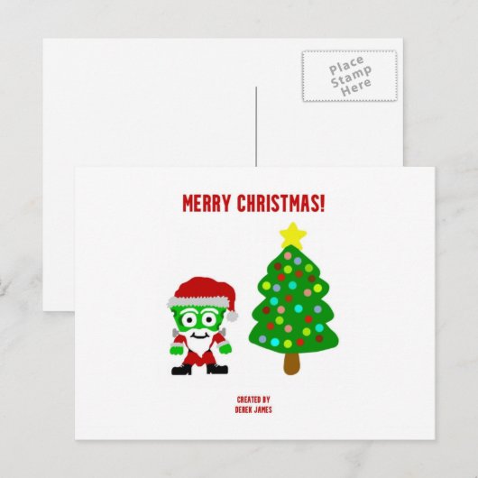 クリスマスフランケンチーズポストカード シーズンポストカード (正面/裏面)