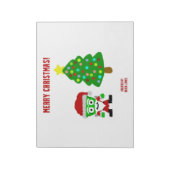 クリスマスフランケンチーズメモ帳27.9 cm x 21.6 cm ノートパッド (回転)