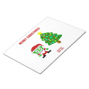 クリスマスフランケンチーズメモ帳27.9 cm x 21.6 cm ノートパッド