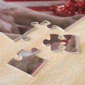 クリスマスフランスのにブルドッグ ジグソーパズル (側面)