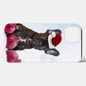クリスマスフランスのブルドッグ Case-Mate iPhoneケース (裏面 (横))