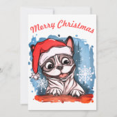 クリスマスフランス語 シーズンカード (正面)