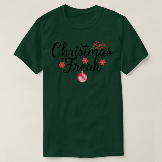 クリスマスフリーク Tシャツ (デザイン正面)