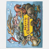 クリスマスフリースブランケット フリースブランケット (正面)