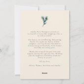 クリスマスフルハートソフトファミリーベビー2写真 シーズンカード (裏面)