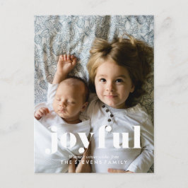 クリスマスフルブリードフォト シーズンポストカード