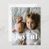 クリスマスフルブリードフォト シーズンポストカード (正面/裏面)