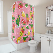 クリスマスフルーツいちごスイレモン シャワーカーテン (インサイチュ)