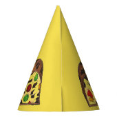 クリスマスフルーツケーキfruitcakeスライス休日クリスマス パーティーハット (裏面)