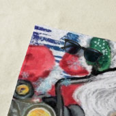 クリスマスフレンズビーチタオルギフトおもしろい- ビーチタオル (インサイチュ)