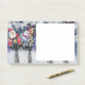 クリスマスフレンズ絵画おもしろい ポストイット (デスク)