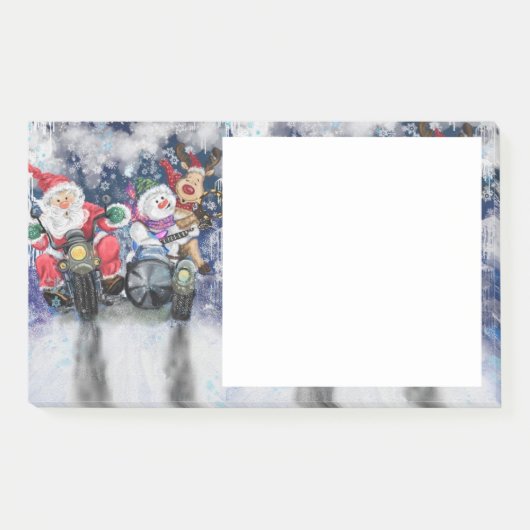 クリスマスフレンズ絵画おもしろい ポストイット (正面)