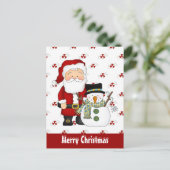 クリスマスフレンドの休日のグリーティングカード シーズンポストカード (スタンド正面)