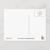 クリスマスフレンドの休日のグリーティングカード シーズンポストカード (裏面)