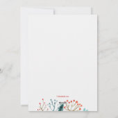 クリスマスフレームフォトホリデーカード シーズンカード (裏面)