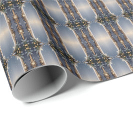 クリスマスフレームホリデーラッピング紙 ラッピングペーパー