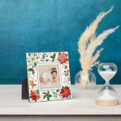 クリスマスフレームレスファミリーフォトイーゼルバック フォトプラーク (インサイチュ)