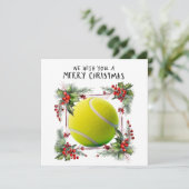 クリスマスフレーム付きテニスボール シーズンカード (スタンド正面)