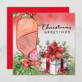 クリスマスフレーム付きピックボール シーズンカード (正面/裏面)