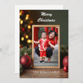 クリスマスフレーム シーズンカード (正面/裏面)