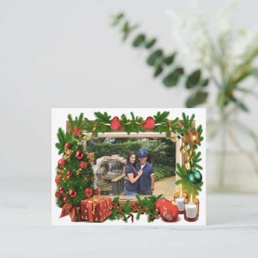 クリスマスフレーム シーズンポストカード (スタンド正面)