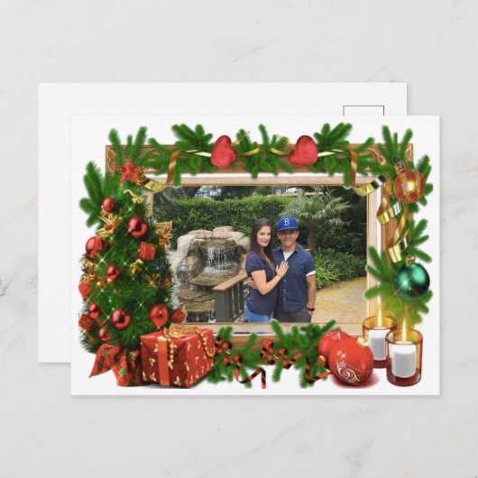 クリスマスフレーム シーズンポストカード (正面/裏面)