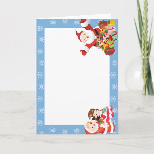 クリスマスフレーム(写真を追加) シーズンカード (正面)