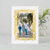 クリスマスフレーム 箔シーズンカード (立ち正面)