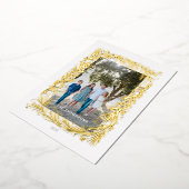 クリスマスフレーム 箔シーズンカード (回転した状態)