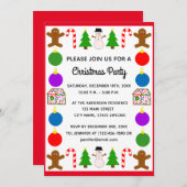 クリスマスフレーム#1招待状カード セーブザデート (正面/裏面)