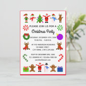 クリスマスフレーム#3招待状カード セーブザデート (スタンド正面)