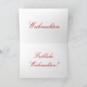 クリスマスフレーリシェワイヒナッチンホリデーカード シーズンカード (内部)