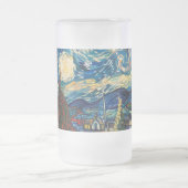 クリスマスフロステッドグラスマグカップ フロストグラスビールジョッキ (中央)