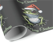 クリスマスフロッグコテージコアビクトリアンヴィンテージ ラッピングペーパー (ロールコーナー)