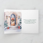 クリスマスフロントポーチハッピーホリデーズ シーズンカード (内部)