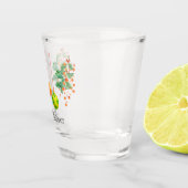 クリスマスフローラとオーナメント ショットグラス (右)