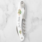 クリスマスフローラとオーナメント ソムリエナイフ (裏面)