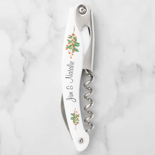 クリスマスフローラとオーナメント ソムリエナイフ (裏面)