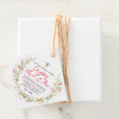 クリスマスフローラキャンドル原料ラベルつるラベル フェイバータグ (インサイチュ)