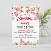 クリスマスフローラクリスマスパーティー 招待状 (スタンド正面)