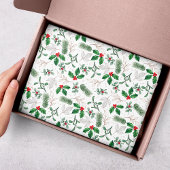 クリスマスフローラグリーンフェスティバルウィンターホリデー 薄葉紙