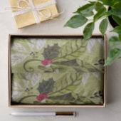 クリスマスフローラルパターンティッシュペーパー 薄葉紙 (ギフト)