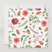 クリスマスフローラ休日 セーブザデート (裏面)