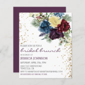 クリスマスフローラ冬ブライダルブランチ金ゴールド (正面/裏面)