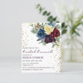 クリスマスフローラ冬ブライダルブランチ金ゴールド (スタンド正面)