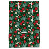 クリスマスフローラ抱き枕 ミディアムペーパーバッグ (裏面)