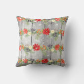 クリスマスフローラ木製の板 クッション (裏面)